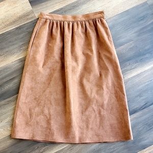 *VTG* Ultra Suede Skirt Samuel Robert by Peter Hatsi Androu